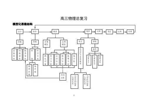物理学中的模型化思维结构