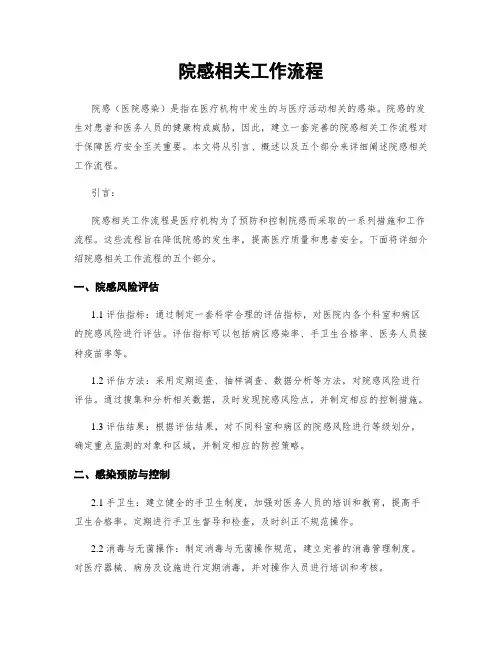 院感相关工作流程
