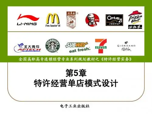 第5章 特许经营单店模式设计