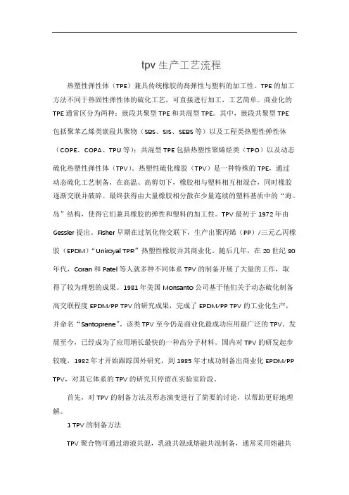 tpv生产工艺流程