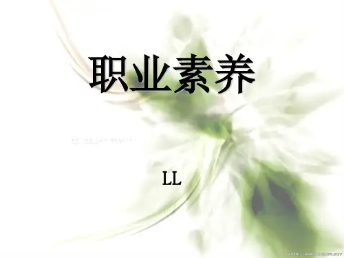 职业素养