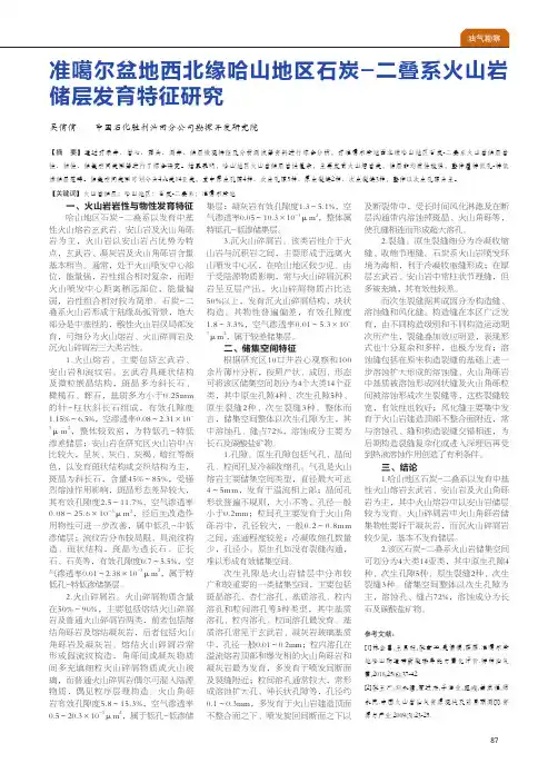 准噶尔盆地西北缘哈山地区石炭-二叠系火山岩储层发育特征研究
