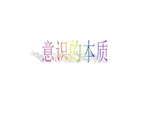 高二政治意识的本质(1)(中学课件201911)