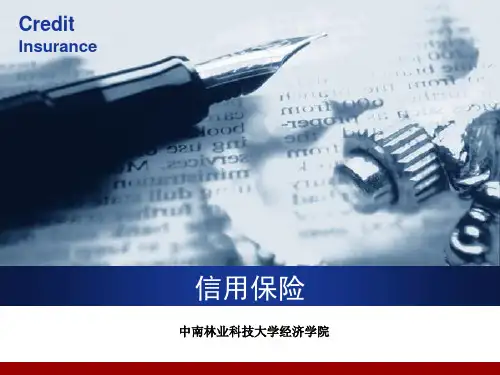 信用保险主要介绍PPT