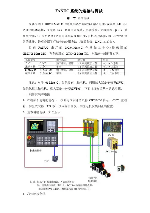 FANUC 0I系统的连接与调试