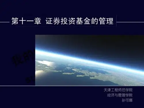 证券投资第十一章演示片