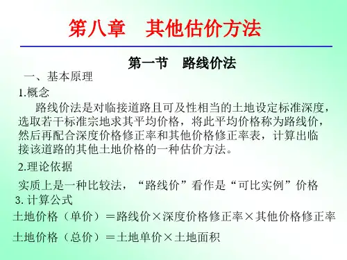 路线价法