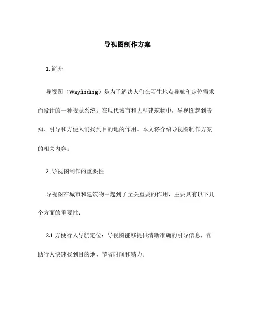 导视图制作方案