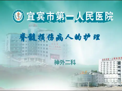 脊髓损伤病人的护理PPT课件