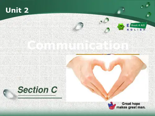 高教版中职英语(拓展模块)Uint 2《Communication》ppt课件3