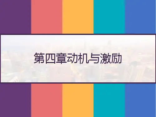 第四章动机与激励 PPT