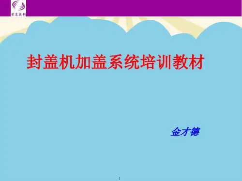 【优】封盖机送盖系统最全PPT资料