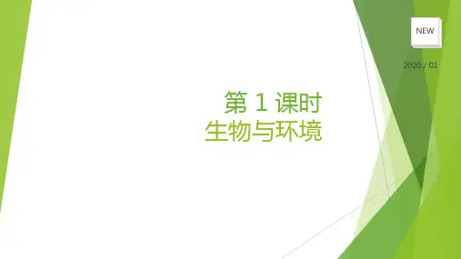 (人教七上)初中生物 第一单元  生物和生物圈