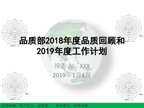 品质部2018年工作总结和2019年工作计划