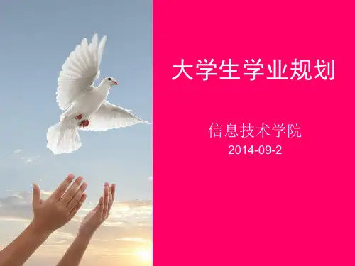 大学生学业规划PPT课件