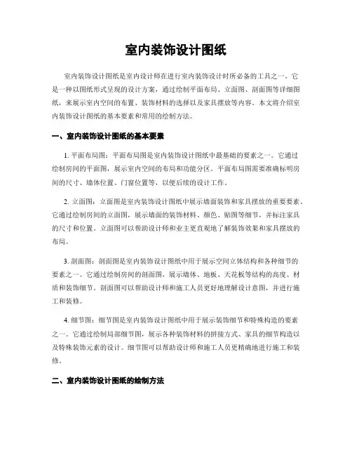 室内装饰设计图纸