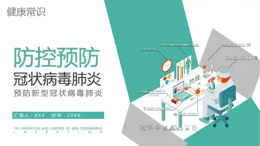 健康常识防控预防新型冠状病毒宣传精品PPT