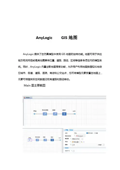 AnyLogic渲染GIS地图