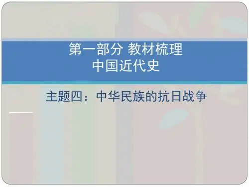 中华民族的抗日战争(共36张PPT)