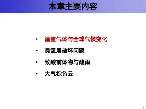 大气污染与全球气候ppt课件