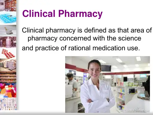 ClinicalPharmacy临床药学英文版课件