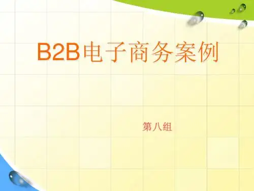 B2B电子商务案例