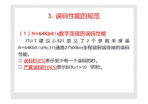 9.2.光纤通信系统传输性能指标(2)