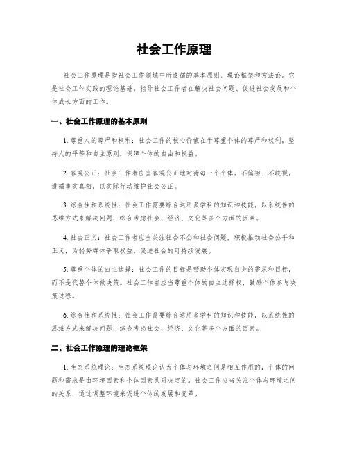 社会工作原理
