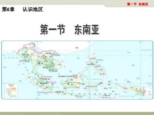 中图版八年级地理下册第六章第一节《东南亚》(共75页)