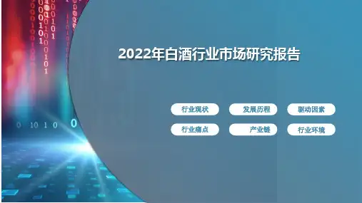 2022年白酒行业市场研究报告