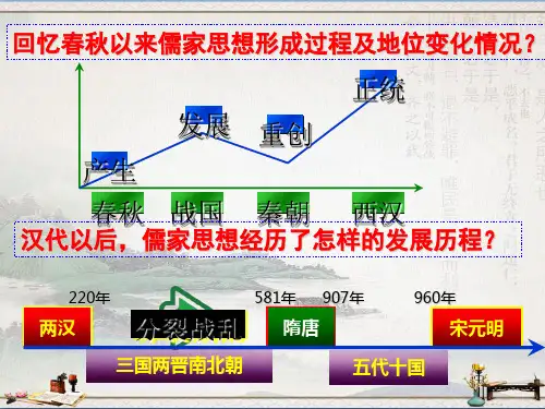 人民版 必修三 专题一第3课宋明理学(共39张PPT)