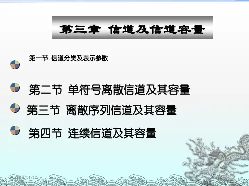 《信道及信道容量》PPT课件