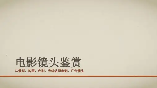 电影镜头鉴赏(色彩、构图、景别、光线)