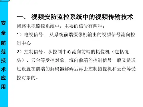 视频安防监控系统的连接