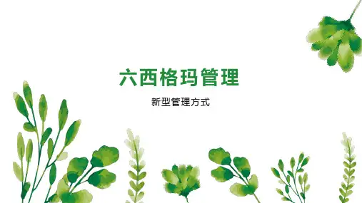 六西格玛管理全
