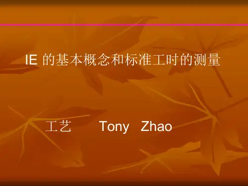 IE工业工程标准工时测量.pptx
