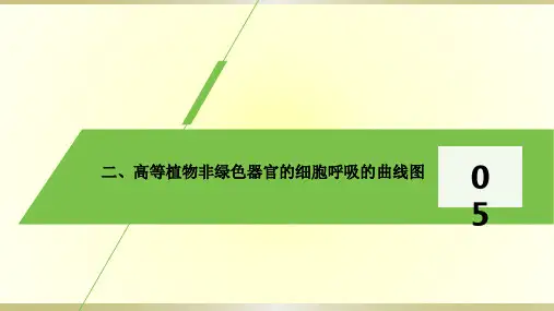 (新)人教版高中生物必修一第五章第三节细胞呼吸的曲线图