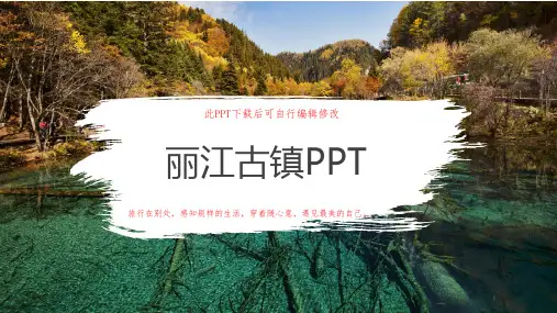丽江古镇PPT课件