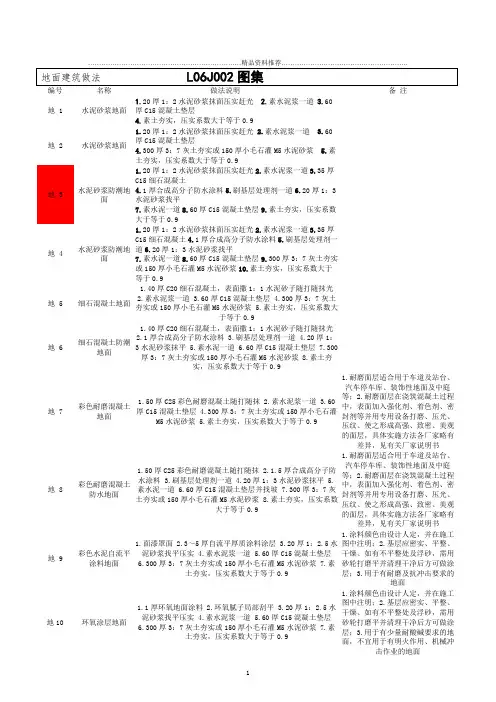 L06J002图集 建筑做法