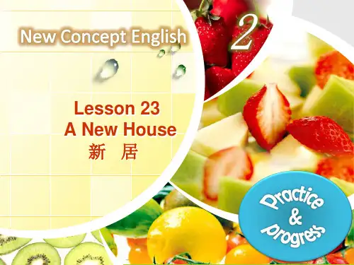 新概念英语第二册第23课精美课件