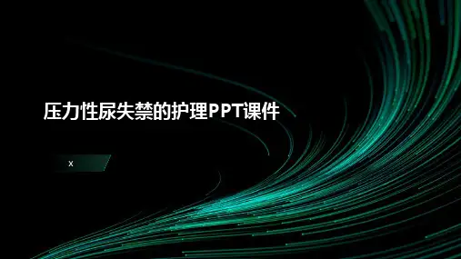 压力性尿失禁的护理PPT课件