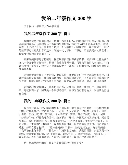 我的二年级作文300字