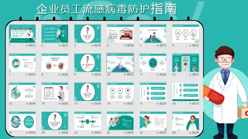 新冠状肺炎企业开工预防培训肺炎PPT模板