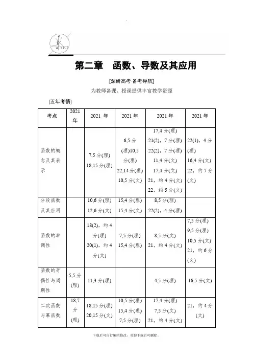 2021高考浙江版数学一轮复习讲义： 第2章 第1节 函数及其表示