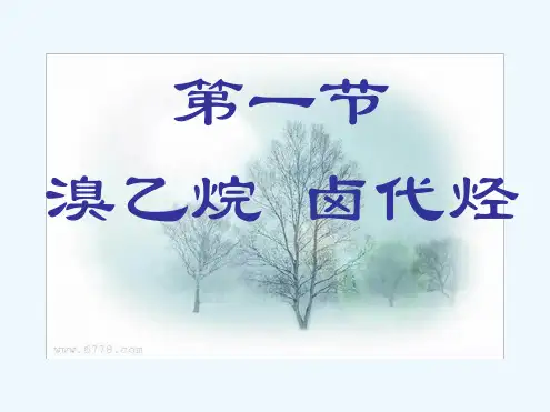 卤代烃的水解反应