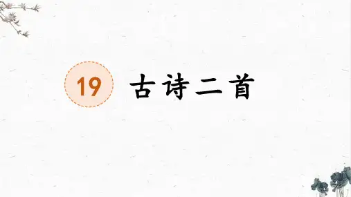 统编版二年级语文上册19 古诗二首：夜宿山寺 课件(共17张PPT)