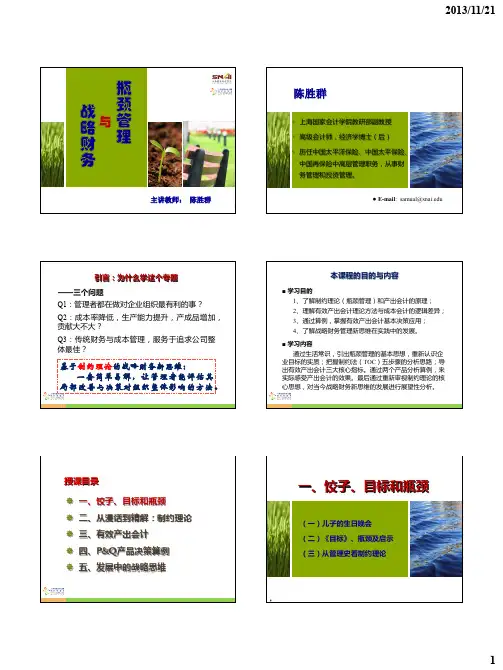 瓶颈管理与战略思维