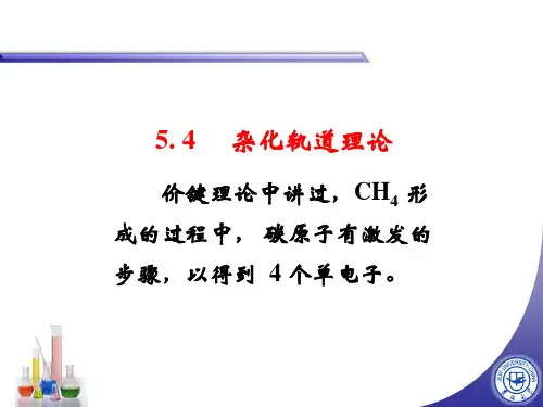 无机化学 杂化轨道理论 PPT课件