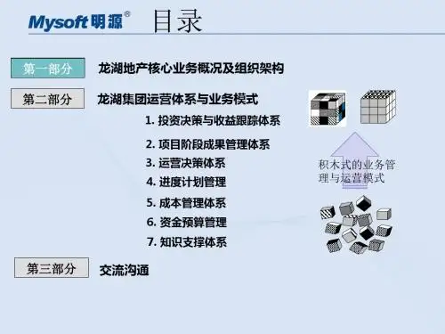 精编龙湖管理案例内训分享课件-71p