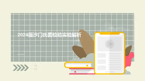2024版沙门氏菌检验实验解析PPT
